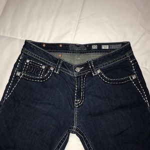 Miss. Me Dark Mid Rise Skinny Jeans size 30